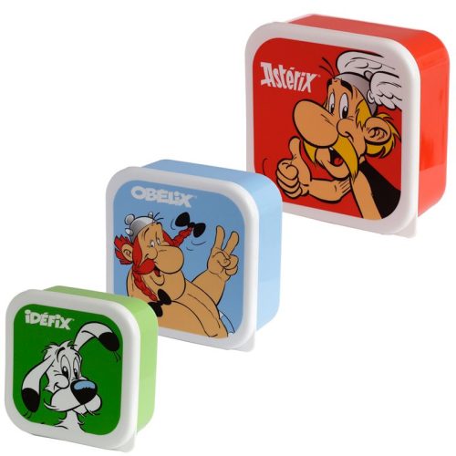 Lot de 3 boîtes Astérix, Obélix & Idéfix magasin pour enfant saint pierre reunion livraison 974