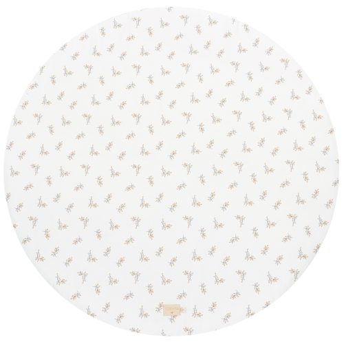 Tapis de jeu rond en coton bio magasin de jouet bébé et enfant saint pierre reunion NOBODINOZ flore