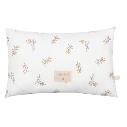 Coussin rectangle déco Popeline de coton bio revendeur nobodinoz livraison reunion 974 FLORE