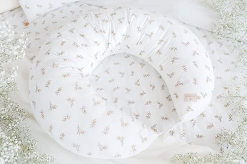 Coussin d'allaitement en coton bio FLORE livraison nobodinoz reunion