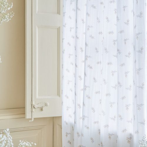 Rideau en double gaze de coton bio marque nobodinoz livraison ILE DE LA REUNION 974 magasin décoration tendance pour enfant et bébé 974