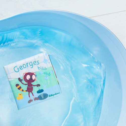 Jouets de bain pour tout petits saint pierre magasin de jouet ILE DE LA REUNION 974 revendeur officiel lilliputiens Livre de bain magique GEORGES LE LEMURIEN