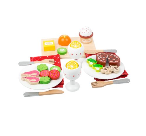 Barbecue d'été en bois small foot jeu d'imitation accessoires et aliments grillades pour cuisines et marchandes en bois jouet en bois saint pierre 97410 La Réunion 974