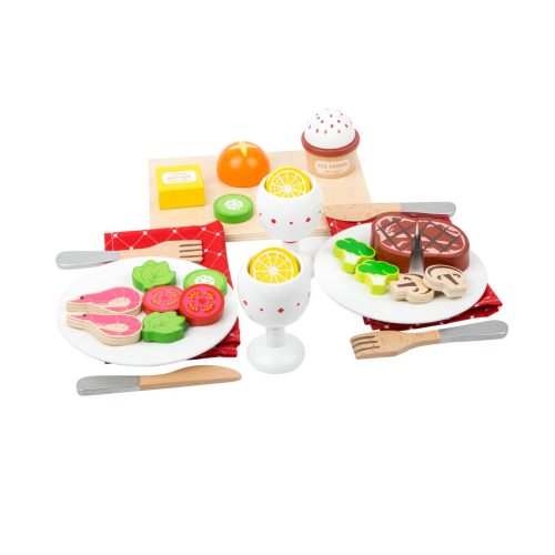 Barbecue d'été en bois small foot jeu d'imitation accessoires et aliments grillades pour cuisines et marchandes en bois jouet en bois saint pierre 97410 La Réunion 974