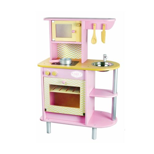 Cuisine pink cuisine en bois fille revendeur officiel VILAC cuisine en bois jouet en bois magasin de jouet saint pierre 97410 La Réunion 974