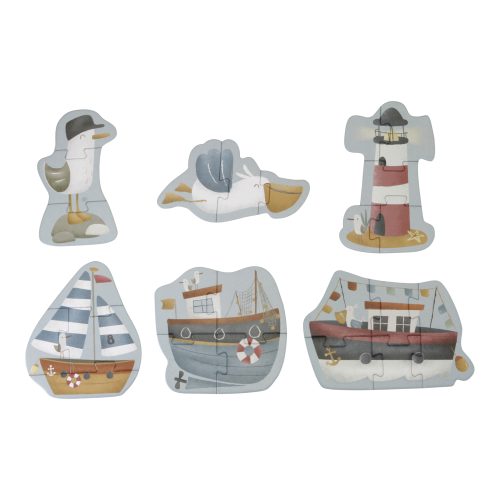 Puzzle 6 en 1 SAILORS BAY boutique de jouet enfant revendeur officiel Little Dutch saint pierre reunion 974