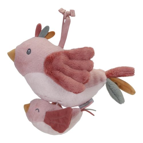 Peluche musicale FLOWERS & BUTTERFLIES OISEAU revendeur officiel LITTLE DUTCH magasin bébé saint pierre reunion livraison saint Denis saint Paul saint Andre 974