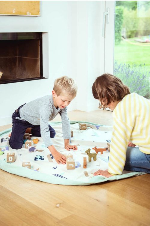 sac de rangement tapis animal alphabet tapis de jeu éducatif PLAY & GO magasin de jouet mobiliers bébé et enfants déco de chambre enfants 97410 Saint Pierre 974 La Réunion