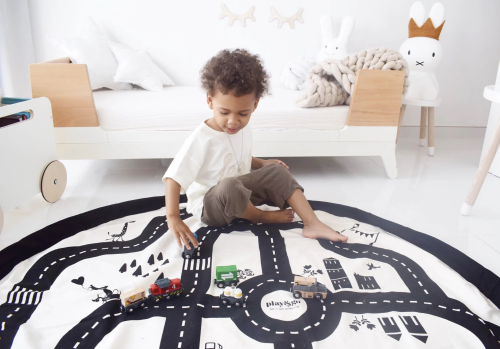 sac de rangement tapis roadmap circuit tapis de jeu PLAY & GO magasin de jouet mobiliers bébé et enfants déco de chambre enfants 97410 Saint Pierre 974 La Réunion