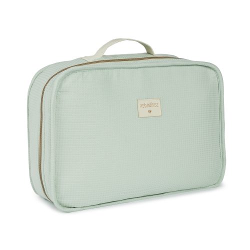 Valise de maternité pour bébé VICTORIA Sac de maternité Texture en nid d’abeille de coton bio boutique et boutique en ligne bébé et future maman ILE DE LA REUNION 974