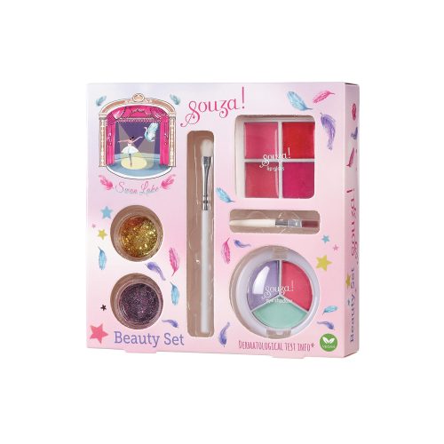 Coffret de maquillage LAC DES CYGNES maquillage pour enfant magasin de jeu et jouet saint pierre reunion sans produit chimique et vegan spécial enfant 974