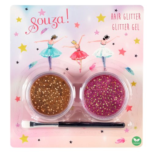 Paillettes pour cheveux Glitter gel pour cheveux maquillage pour enfant magasin de jeu et jouet saint pierre reunion sans produit chimique et vegan spécial enfant