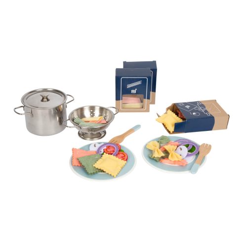 Kit de cuisine pour pâtes ustensile de cuisine accessoires marchandes jouet en bois magasin de jouet saint pierre 97410 La Réunion 974