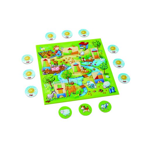 collection de jeux la ferme jeu de plateau jeu pour les petits jeu de société revendeur officiel HABA magasin de jouets La Réunion 97400 saint-Pierre 97410