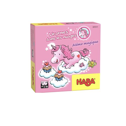 Licorne dans les nuages memo jeu de société revendeur officiel HABA magasin de jouets La Réunion 97400 saint-Pierre 97410