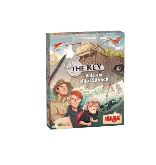 The KEY Vols à la villa cliffrock jeu d'enquête jeu de société revendeur officiel HABA magasin de jouets La Réunion 97400 saint-Pierre 97410