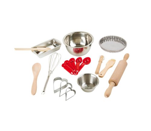 Set de pâtisserie Deluxe ustensile de cuisine accessoires jouet en bois magasin de jouet saint pierre 97410 La Réunion 974