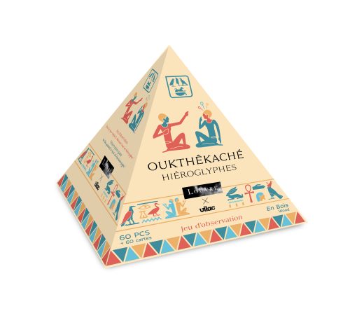 Outékaché Hiéroglyphes Musée du Louvre jeu de société jeu d'association jeu de rapidité revendeur officiel VILAC jouet en bois magasin de jouet saint pierre 97410 La Réunion 974