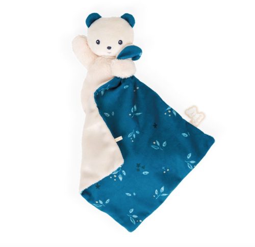 Doudou ours noctambule bleu carré douceur éveil bébé revendeur officiel kaloo magasin de jouets jeu la réunion 974 saint-pierre 97410