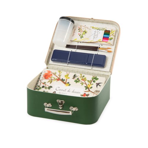 Coffret complet peinture aquarelle Valise L'aquarelliste LE JARDIN DU MOULIN revendeur MOULIN ROTY saint pierre reunion magasin de jouet pour enfant ile de la reunion 974