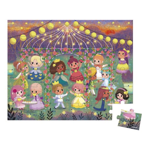 Puzzle 36 pièces princesse jouet en bois pour enfant magasin de jouet saint pierre 97410 La Réunion 974