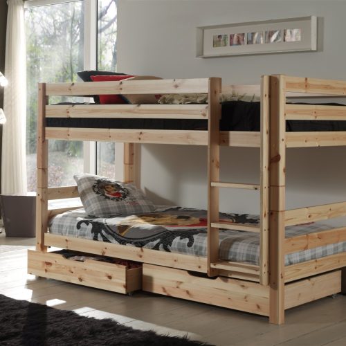 Lit superposé bas ALEXIS lit jeune enfant magasin mobiliers enfant chambre enfants 97410 La Réunion St Pierre