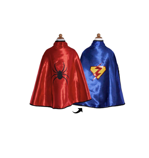 Cape de super héros avec masque RÉVERSIBLE pour enfant Déguisement enfant lavable en machine boutique pour enfant saint pierre ILE DE LA REUNION livraison sur tout l'ile 974