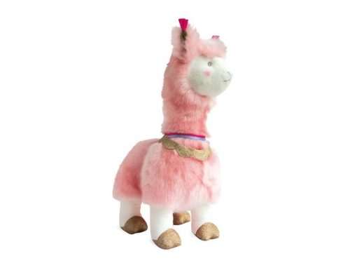 Grande peluche lama rose glitter PROMO peluche doudou et compagnie histoire d'ours magasin de jouets st pierre 97410 La Réunion 974