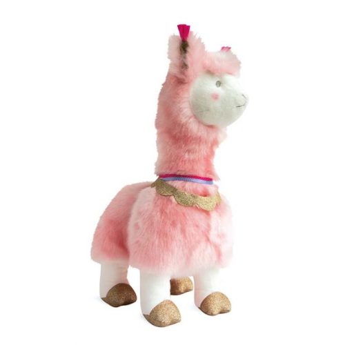 Grande peluche lama rose glitter PROMO peluche doudou et compagnie histoire d'ours magasin de jouets st pierre 97410 La Réunion 974