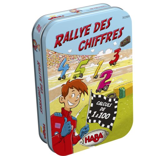 Rallye des chiffres jeu de société enfant calcul mental revendeur officiel HABA magasin de jouets en bois et éducatifs 974 la réunion 97410 St Pierre