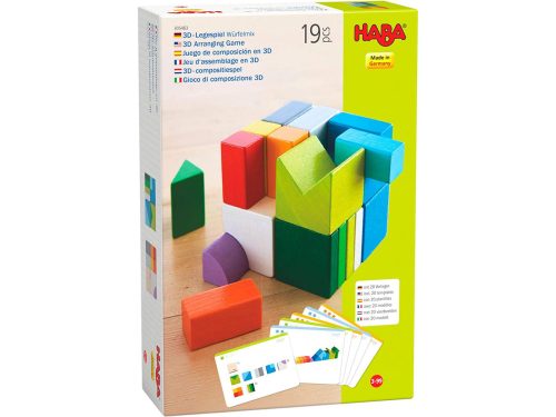 Jeu d'assemblage 3D cubes mix jeu éducatif montessori jeu d'apprentissage revendeur officiel HABA jeu de société enfant magasin de jouets en bois jeu d'apprentissage 97410 St pierre 974 La Réunion