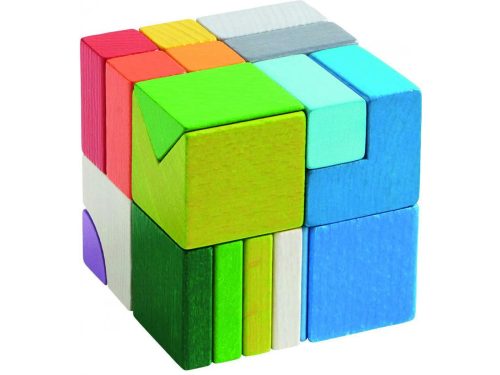 Jeu d'assemblage 3D cubes mix jeu éducatif montessori jeu d'apprentissage revendeur officiel HABA jeu de société enfant magasin de jouets en bois jeu d'apprentissage 97410 St pierre 974 La Réunion