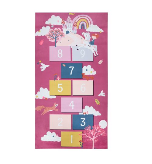 Tapis antidérapant MARELLE pour enfant PRINCESSE LICORNE décoration pour chambre d'enfant fille magasin pour chambre enfant saint pierre réunion livraison 974