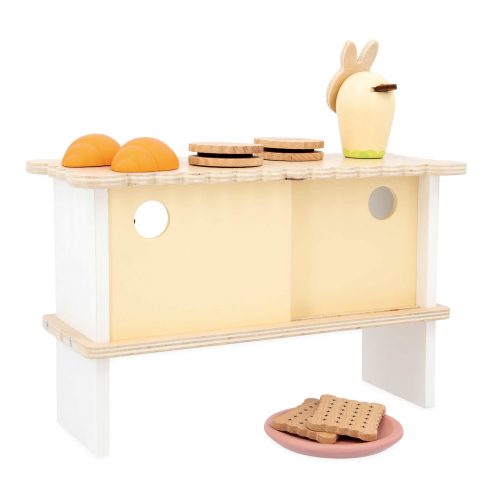 Stand de pâtisserie jeu imitation marchande en bois revendeur officiel JANOD magasin de jouets st pierre 97410 la réunion 974 livraison sur toute l'île