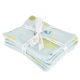 Lot de 6 lingettes lavables POIRES en coton BIO produit écologique pour bébé et enfant revendeur officiel LITTLE CREVETTE Saint-Pierre 974 ile de la réunion