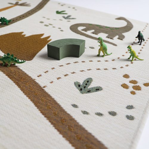 Tapis indoor outdoor JURASSIC intérieur extérieur déco dino espace de jeu enfant tapis enfant magasin de déco 974 ile de la réunion livraison sur toute l'ile