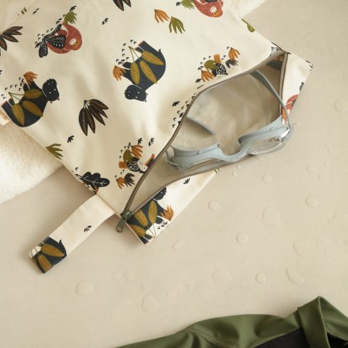 Pochette imperméable Pochette waterproof en Coton Bio GET READY nobodinoz boutique pour enfant saint pierre de la reunion 974 livraison sur toute ile rentrée des classes