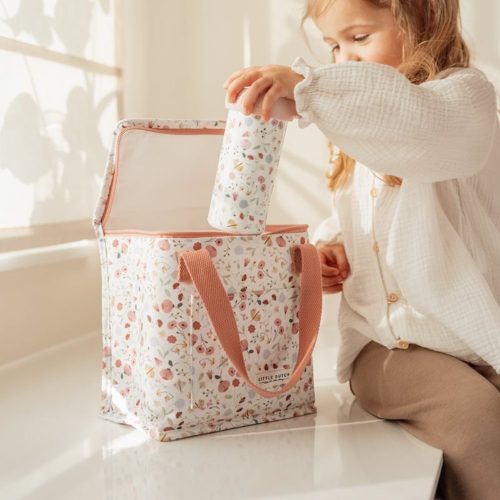 Sac à goûter isotherme FLOWERS & BUTTERFLIES boite à déjeuner bento pour enfant revendeur LITTLE DUTCH boutique pour enfant saint pierre ILE DE LA REUNION rentrée des classes écoles livraison 974