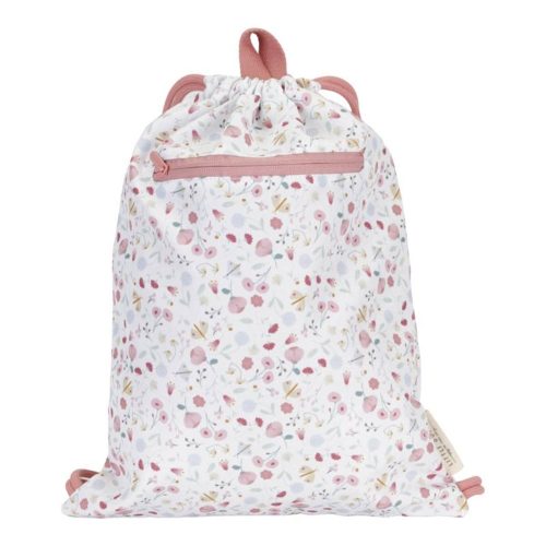 Sac à dos de sport sac ficelle FLOWERS & BUTTERFLIES pour enfant revendeur LITTLE DUTCH boutique pour enfant saint pierre ILE DE LA REUNION rentrée des classes écoles livraison 974