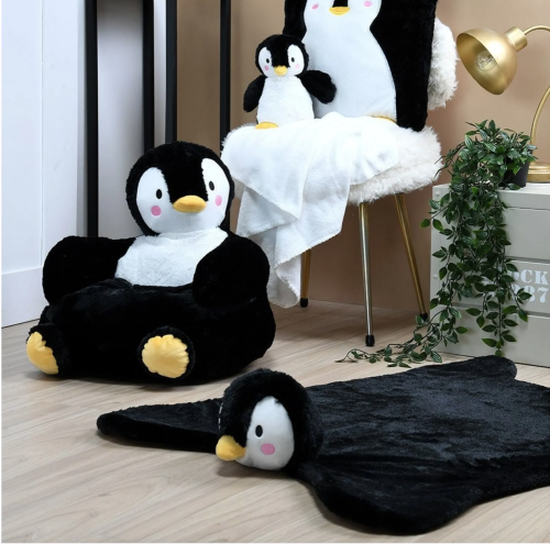 tapis pingouin animaux magasin de décoration pour chambre d'enfant saint pierre ile de la réunion