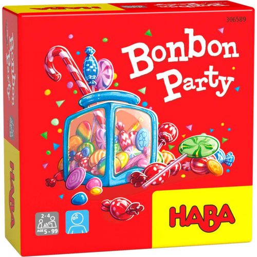 BONBON PARTY jeu de rapidité jeu de société enfant revendeur officiel HABA à la réunion 974 livraison toute l'ile magasin de jouets en bois à st pierre 97410