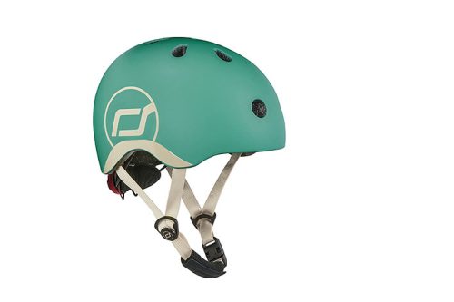 Casque enfant VERT FOREST SCOOT AND RIDE pour trottinette porteur et draisienne magasin de jouet à st pierre 97410 livraison la Reunion 974