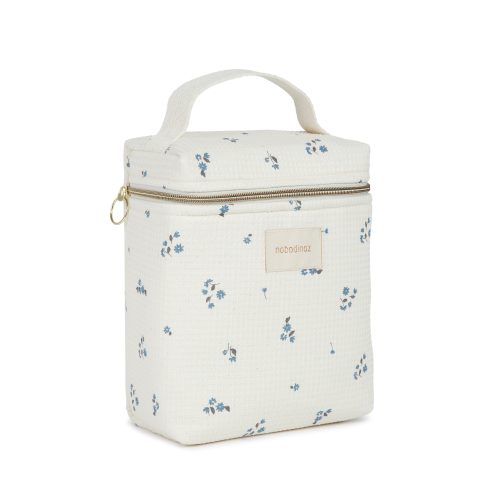 Sac isotherme en coton bio CONCERTO LILY BLUE boutique bébé revendeur nobodinoz officiel ile de la reunion saint pierre