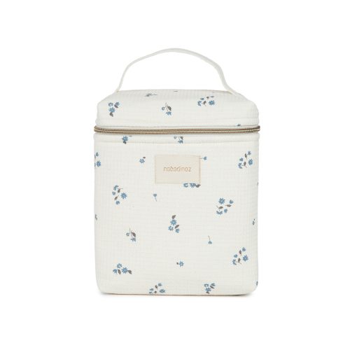 Sac isotherme en coton bio CONCERTO LILY BLUE boutique bébé revendeur nobodinoz officiel ile de la reunion saint pierre