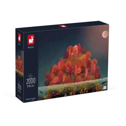 Puzzle 2000 pièces AUTOMNE ROUGE puzzle pour les grands PUZZLE ado adulte jouet en bois pour enfant magasin de jouet saint pierre 97410 La Réunion 974