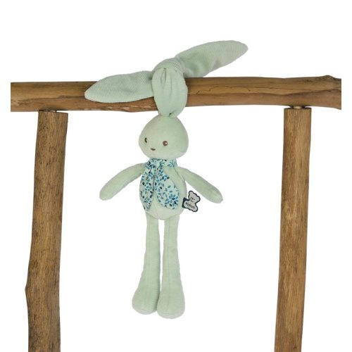 Peluche pantin lapin Acqua marque KALOO peluche de qualité idée cadeau bébé magasin de jouets en bois à st pierre 97410 Livraison LA REUNION 974