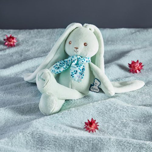 Peluche pantin lapin Acqua marque KALOO peluche de qualité idée cadeau bébé magasin de jouets en bois à st pierre 97410 Livraison LA REUNION 974