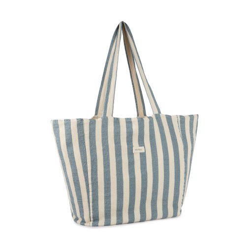 Sac de plage PORTOFINO BLUE STRIPES evendeur officiel nobodinoz saint pierre boutique ILE DE LA REUNION livraison 974