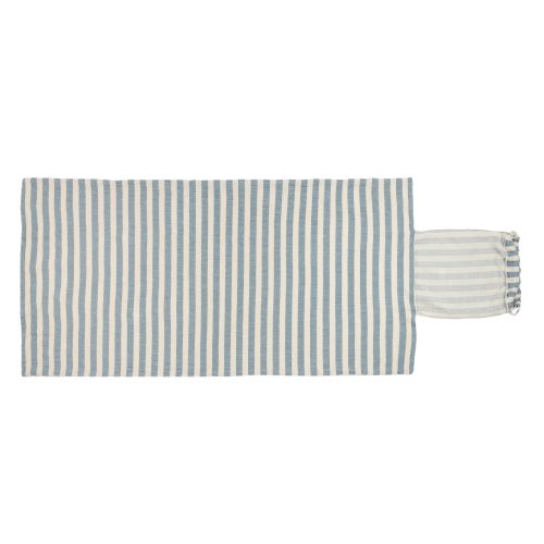 Serviette 2 en 1 PORTOFINO BLUE STRIPES revendeur officiel nobodinoz saint pierre boutique ILE DE LA REUNION livraison 974