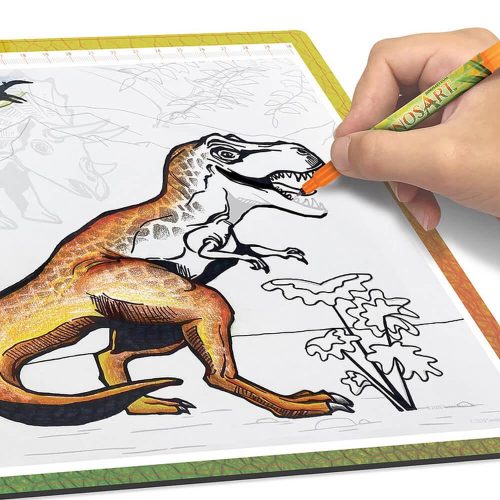 Tablette lumineuse LED DINOS ART loisirs créatifs dessin magasin de jouets à st pierre 97410 livraison la réunion 974